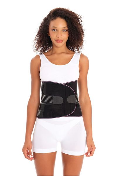 RAJ Corset negru postpartum Corset de slăbire cu sârmă