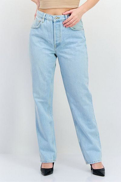 Gant Women Regular Fit High Rise Straight Leg No Stretch Jeans, Light Blue