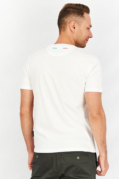 Lamborghini Men Crew Neck Short Sleeves Graphic T-shirt, White