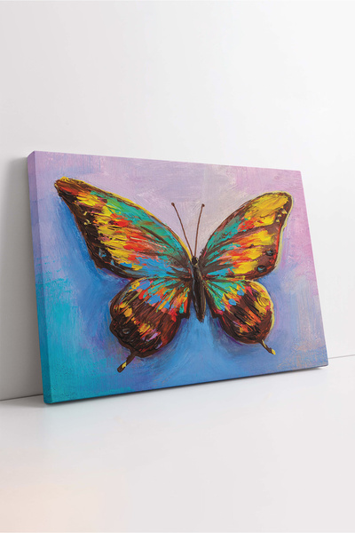 KOSS Dijital Pictură decorativă abstractă pe pânză cu aspect de pictură în ul...