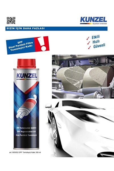 KUNZEL Dizel Partikül Filtre Temizleyici Yakıt Katkısı 300 ml