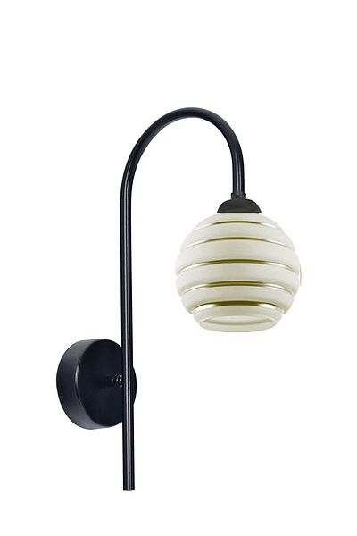 Uçar Anna Modern Baston Metal Sleeve with Glass Head Sconce Bedroom Bar Restoran Hotel Sconce