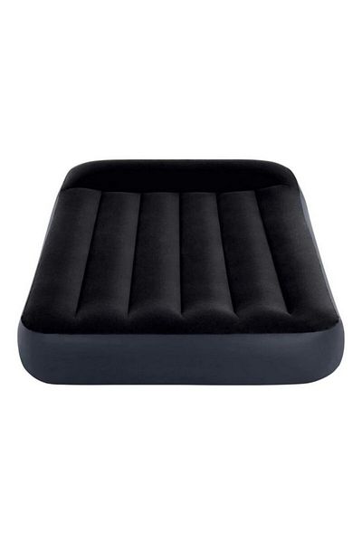Intex Twin Size Dura-Beam Standard Pillow Rest Classic Inflatable Air Bed with Internal Pump
