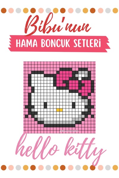 BibuPunch Hama Boncuğu Seti -HELLO KİTY