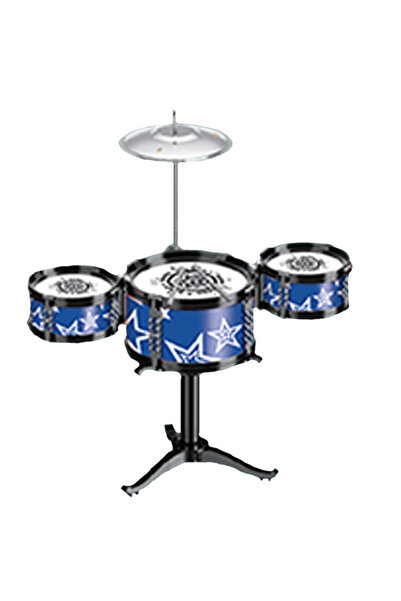 Little Story طقم طبول للأطفال آلة موسيقية - أزرق