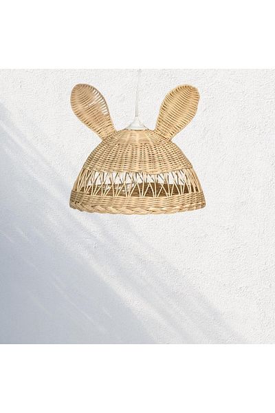 Maison Avf Bunny Rattan Bamboo Chandelier
