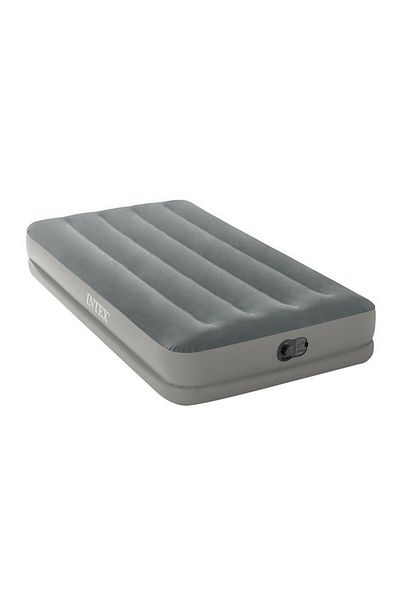 Intex Fiber-Tech Technology Twin Dura-Beam Standard Prestige Air Bed with Built-In USB Pump