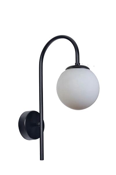 Uçar Anna Modern Baston Metal Sleeve with Glass Head Sconce Bedroom Bar Restoran Hotel Sconce