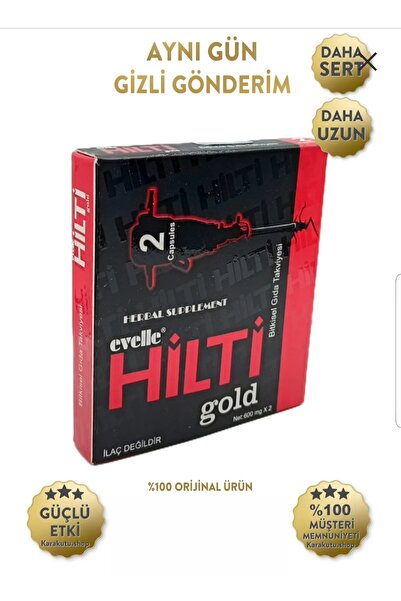 HiltiGold Hilti Bitkisel Kapsül 24'lü Kutu