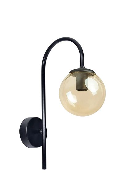Uçar Anna Modern Baston Metal Sleeve with Glass Head Sconce Bedroom Bar Restoran Hotel Sconce