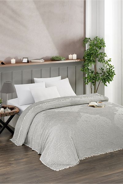 Lorenzella Double Bedspread, 100% Organic Cotton