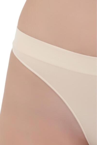 CNT Мікрофіброві жіночі танга 3 в комплекті - чорні, білі, тілесні | S/M, L/XL