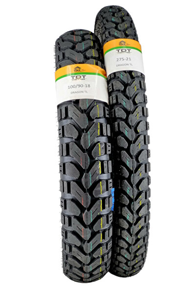 TDT TYRES 100/90-18 Ve 275-21 Tl Dubleks Lastik Set