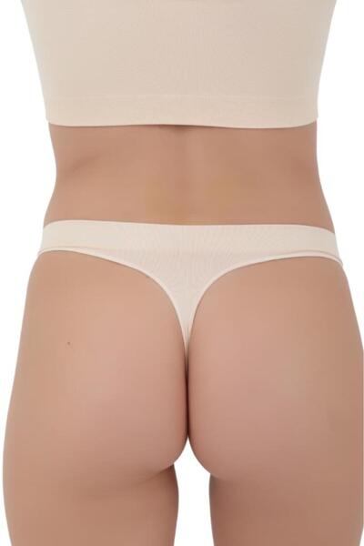 CNT Мікрофіброві жіночі танга 3 в комплекті - чорні, білі, тілесні | S/M, L/XL