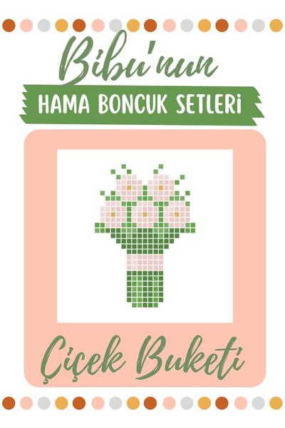 BibuPunch Hama Bead Set -Flower Bucket