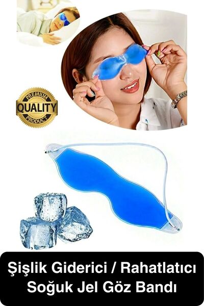 Svein Göz Bandı Buz Jeli Yüz Termojel Maskesi Gözaltı Torbası Şişlik Giderici Soğuk Kompres Rahat Uyku
