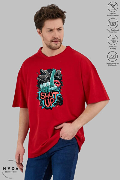 Nyda Collections Unisex majica kratkih rukava sa okruglim izrezom i štampanim...