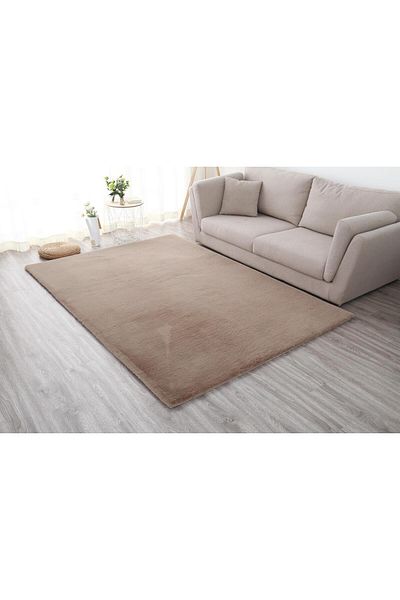 Heinner Home Rabbit fur Rug 160x230 cm Brown