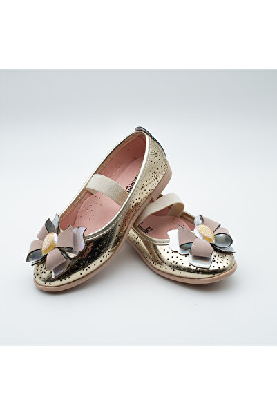Arçın Shoes Girl's Ballerina Ballerina with Bow Detail – Elegance for Little Feet