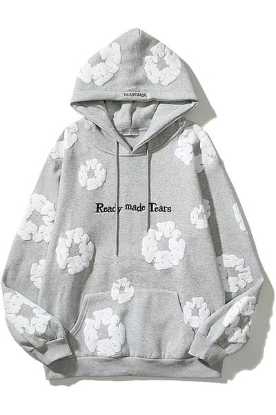 aynewmoda Ready Tears Printed Unisex Swaetshirt Hoodie
