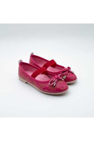 Arçın Shoes Flower Patterned Girls' Ballerinas – Elegant and Stylish Little Steps
