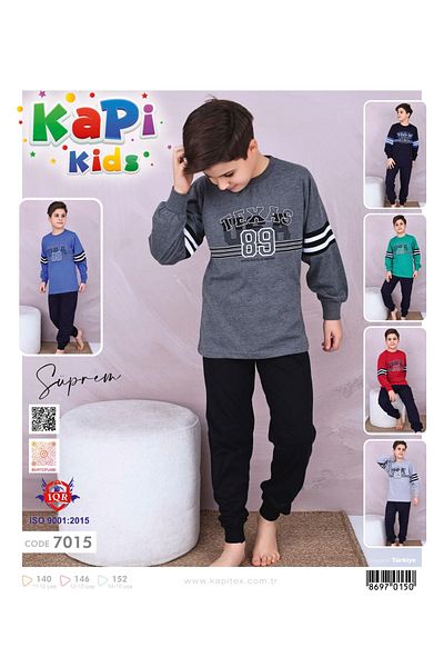 Pardon Long Sleeve Boy Pajama Set