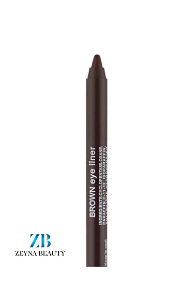 ZEYNABEAUTY Yağlı Kahverengi Göz Kalemi