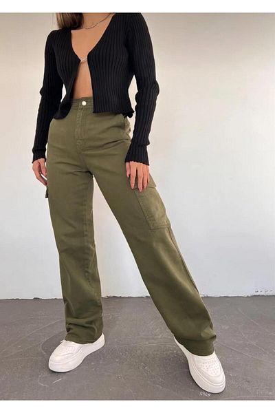 Asia Palazzo Jean Cargo Pocket Pant