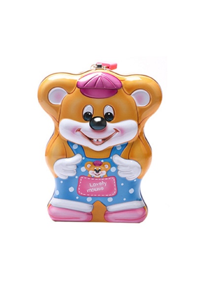 Livava Χαριτωμένο μεταλλικό κουτί αποθήκευσης ποντικιού Τσάντα τεμαχίων και μ...