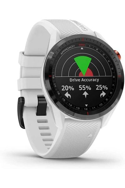 Garmin APPROACH S62, BLACK CERAMIC BEZEL WITH WHITE BAND
