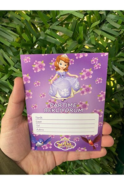 MFM Invitație tematică Sofia 10 buc