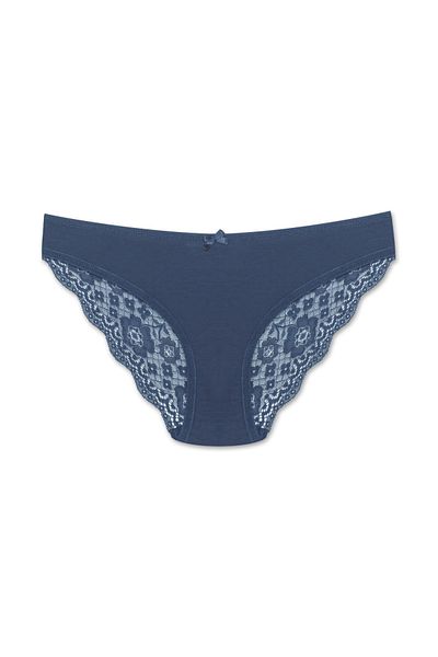 HNX 6 Pack Cotton Back Leg Lace Slip Women's Panties