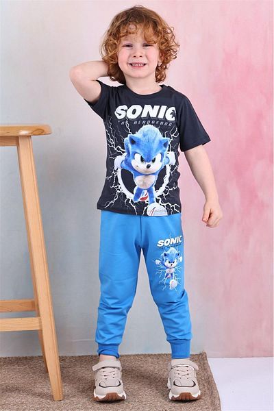LİLLYPİCCA Boy's Character Printed Crew Neck Tracksuit Set