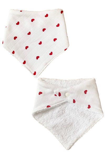 Joyous Mom Kids Set of 3 100% Cotton Shoulder Diapers - Liquid Proof Food and Drool Bib - Limited Stock
