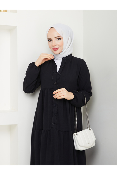 modapark.ist Γυναικείο φόρεμα Aerobin με δαντέλα