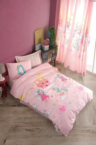 Eponj Home Комплект завивки Pink Unicorn Dreams Single Easy Iron