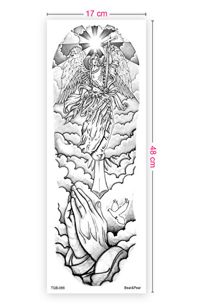 BP Tattoo Bulut Dövmesi Kol Kaplama Dövme Kol Dövmesi Tattoo