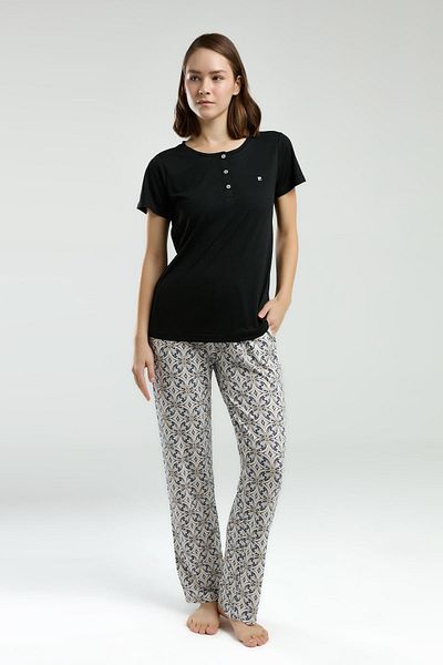 Pierre Cardin Plus Size Women's Pajamas Suit, Viscose Fabric