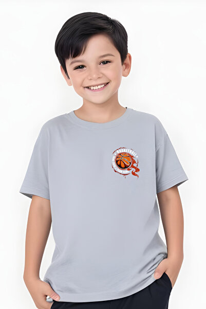 FYK COLLECTİON Burning Top Štampano muška dječja majica kratkih rukava