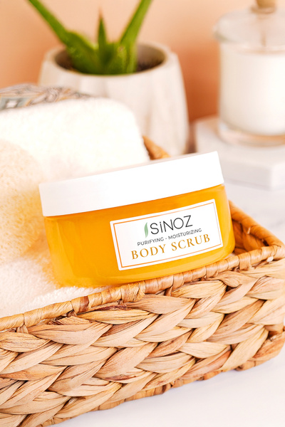 SİNOZ Body Scrub Nourishing Purifying Moisturizing Body Peeling 300 gr