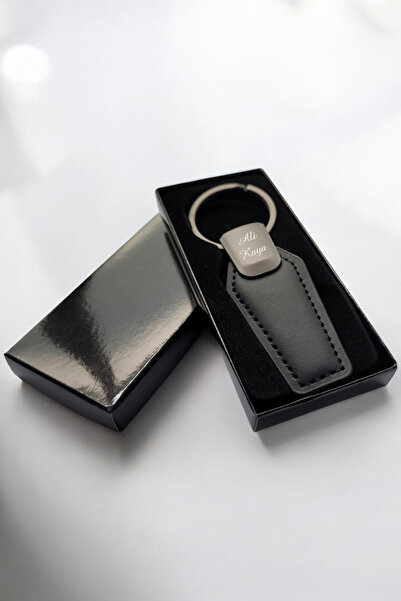 hediyeyeni Kişiye Özel Metal Deri Oto Anahtarlık