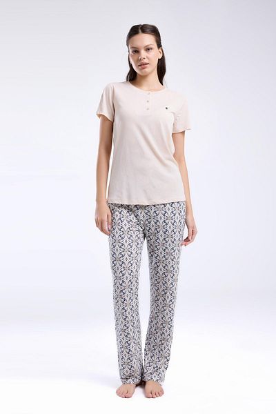 Pierre Cardin Plus Size Women's Pajamas Suit, Viscose Fabric