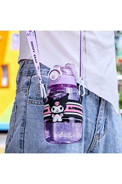 synshop Kuromi Suluk Matara Okul Su Şişesi 600 ml