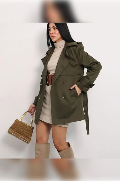 Enter Women's Lined Trench Coat