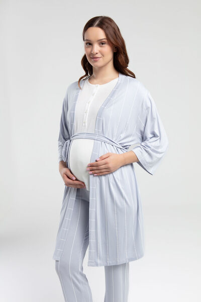 Pierre Cardin Women's White Maternity 3-Piece Set