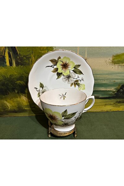 tayfuntufan antika koleksiyon Royal vale england porselen çay kahve fincanı