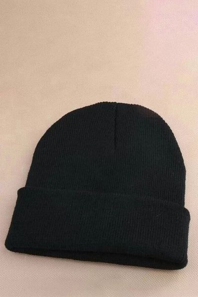 minibuki Black Colored Beret Hat