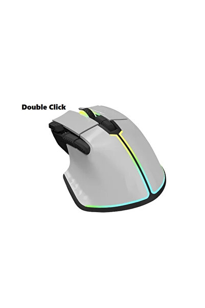 MR OCMR-22 Şarjlı 7d Kablosuz Oyun Faresi 7200DPI 10.000HZ Gri Double Click