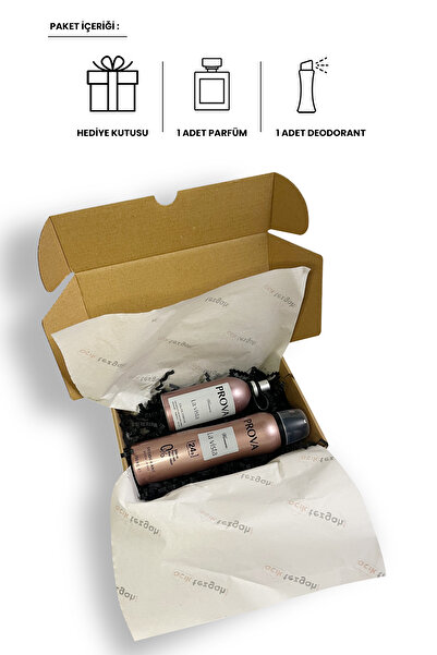 prova Özel Gün Hediye Kutulu La Vista Edp Kadın Parfüm 120 ml Ve Deodorant 150 ml