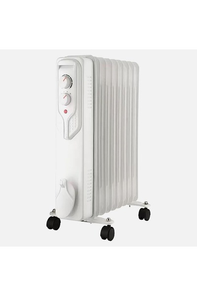 Magnotto Büyük Yağlı Radyatör Elektrikli Soba Isıtıcı 9 Dilim 2000w Heating Termostatlı Radyatör